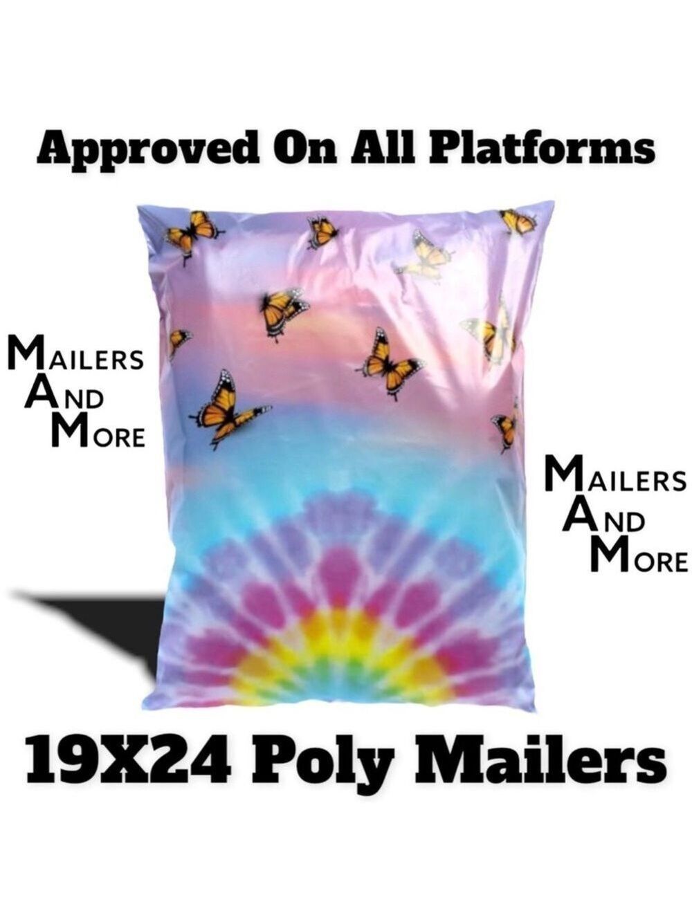 19x24 (10 qty Colorful Poly Mailers Variety Bundle - Picture 6 of 8